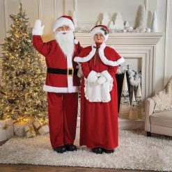 Standing Mr. & Mrs. Claus Decorating Kit