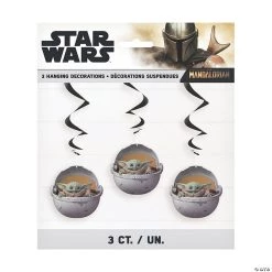 Star Wars™ The Mandalorian™ Hanging Decorations - 3 Pc.