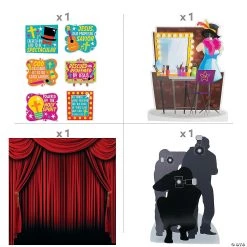 Studio VBS Theater Curtain Call Decorating Kit - 9 Pc. 5 Studio VBS Theater Curtain Call Decorating Kit - 9 Pc. -Party Decorations Sales Shop studio vbs theater curtain call decorating kit 9 pc 14122456 a01