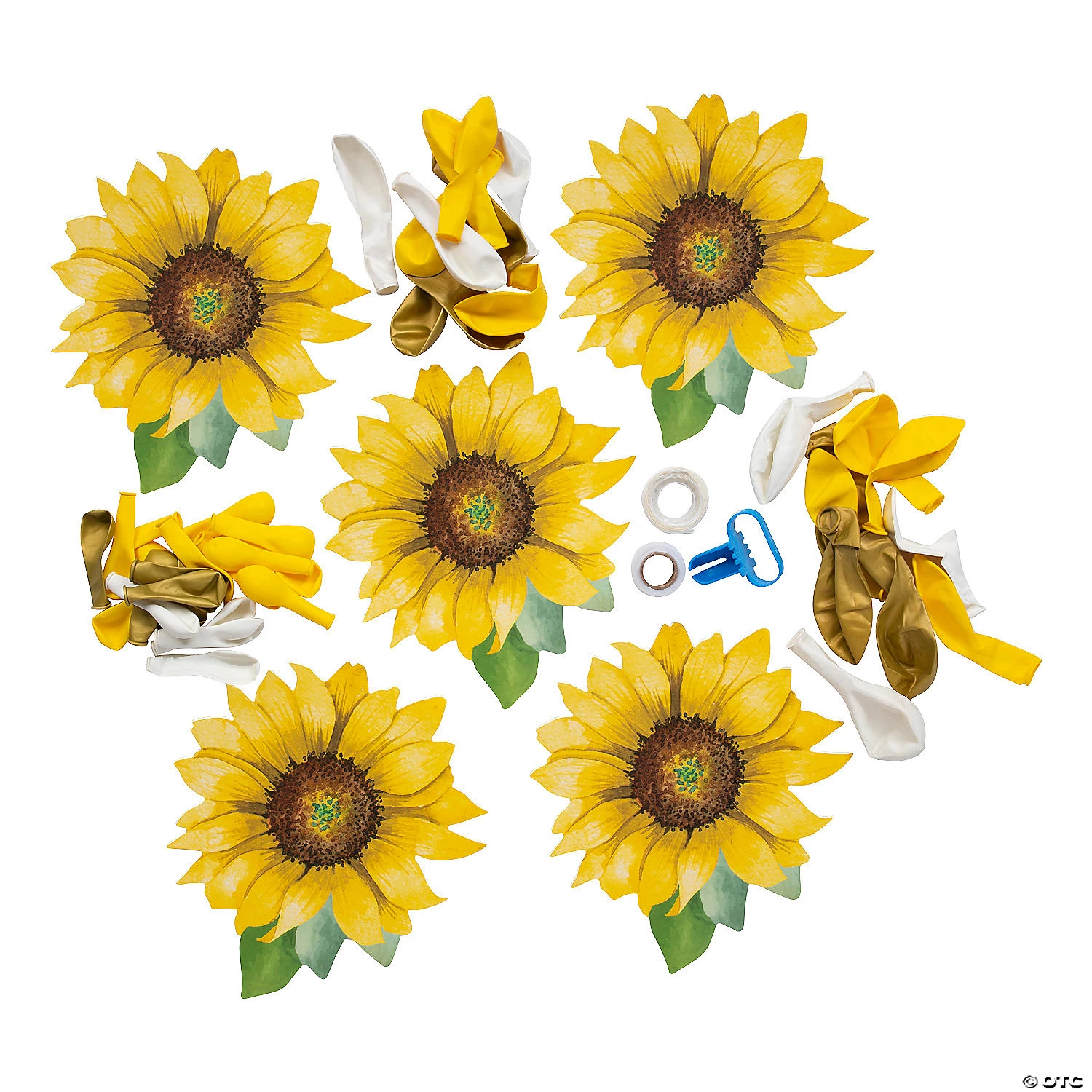 Sunflower Party Latex Balloon Garland Kit - 65 Pc. 4 Sunflower Party Latex Balloon Garland Kit - 65 Pc. - Image 2