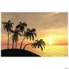 Sunset Beach Backdrop - 3 Pc. 2 Sunset Beach Backdrop - 3 Pc. -Party Decorations Sales Shop sunset beach backdrop 3 pc 34 2478