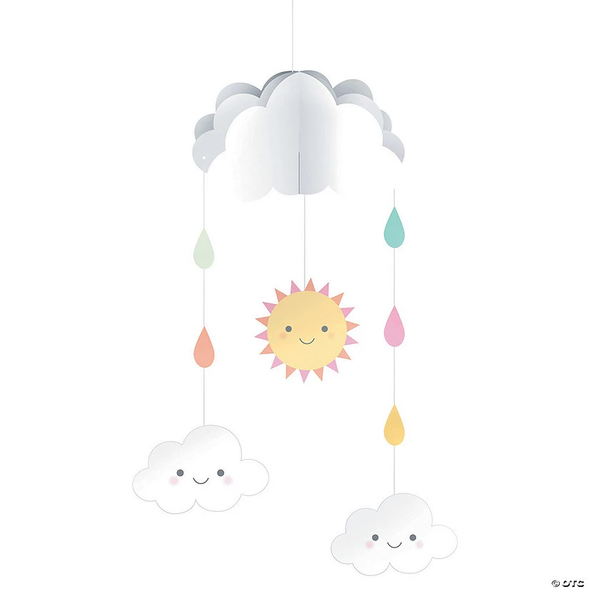 Sunshine Baby Shower Mobile Decoration 3 Sunshine Baby Shower Mobile Decoration