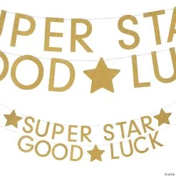 Super Star Good Luck Banner – 2 Pc.