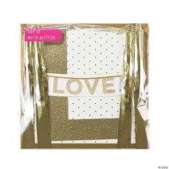 Talking Tables Love Glitter Pennant Banner