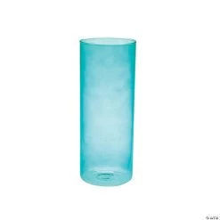 Teal Cylinder Vase