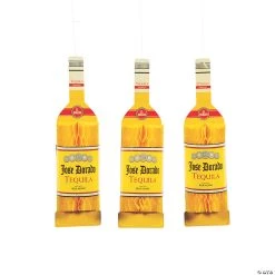 Tequila Bottle Hanging Honeycomb Decorations - 12 Pc.