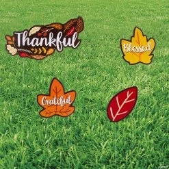 Thanksgiving Yard Sign Set - 4 Pc.