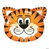 Tickled Tiger-Shaped 30" Mylar Balloon -Party Decorations Sales Shop tickled tiger shaped 30 mylar balloon13993371