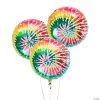 Tie-Dyed 18" Mylar Balloons - 3 Pc. -Party Decorations Sales Shop tie dyed 18 mylar balloons 3 pc 13982622