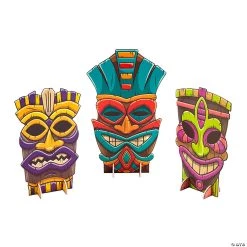 Tiki Party Centerpieces - 3 Pc.