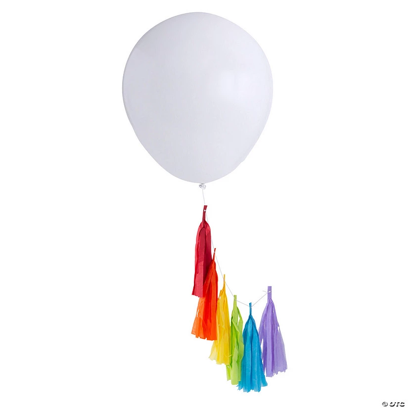 Tissue Fringe Balloon Tails - 3 Pc. 3 Tissue Fringe Balloon Tails - 3 Pc.