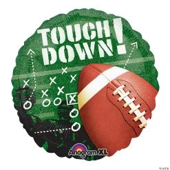 Touchdown Football Frenzy 18" Mylar Balloon