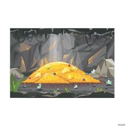 Treasure Hunt Cave Backdrop - 3 Pc.