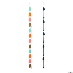 Tribal Baby Shower Hanging Decorations - 12 Pc.