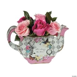 Truly Alice Teapot Vase Tabletop Decoration