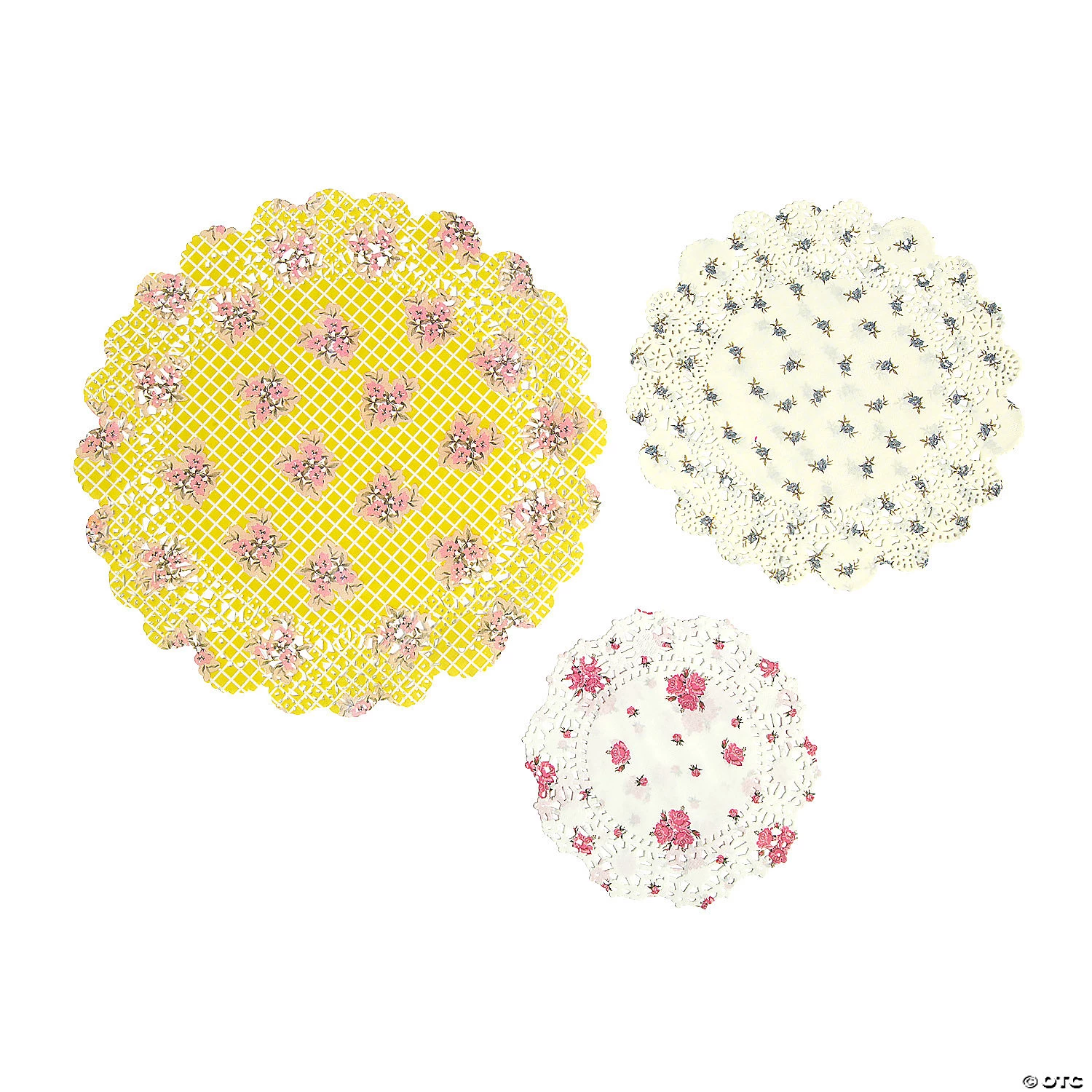 Truly Scrumptious Doily Set - 3 Pc. 3 Truly Scrumptious Doily Set - 3 Pc.