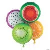 Tutti Frutti 18" Mylar Balloons - 4 Pc.