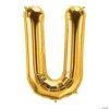U Gold Letter 34" Mylar Balloon -Party Decorations Sales Shop u gold letter 34 mylar balloon13930307