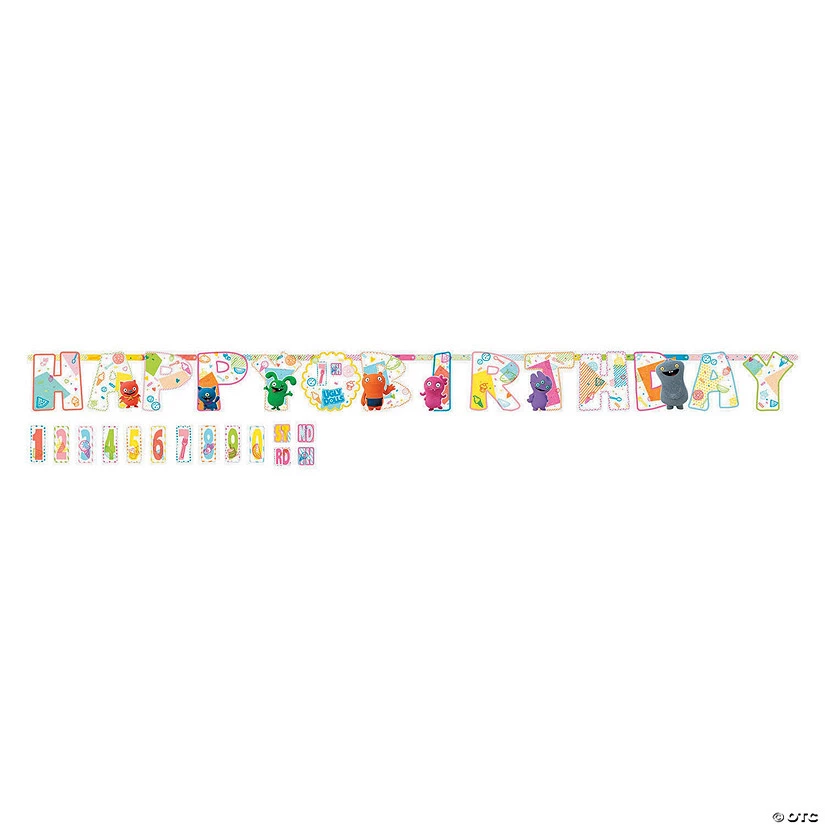 UglyDolls Add-an-Age Birthday Banner 3 UglyDolls Add-an-Age Birthday Banner