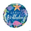 Under the Sea Birthday Fun 18" Mylar Balloon