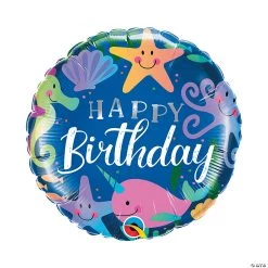Under the Sea Birthday Fun 18" Mylar Balloon