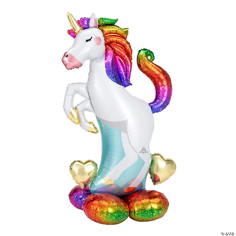 Unicorn 55" Mylar Balloon 3 Unicorn 55" Mylar Balloon