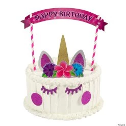 Unicorn Birthday Cake Decorating Kit