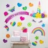 Unicorn Happy Birthday Wall Decorating Kit - 23 Pc. 1 Unicorn Happy Birthday Wall Decorating Kit - 23 Pc. -Party Decorations Sales Shop unicorn happy birthday wall decorating kit 23 pc 14096571