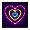 Valentine Glow Backdrop -Party Decorations Sales Shop valentine glow backdrop13933243