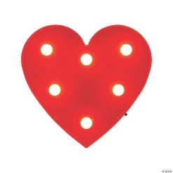 Valentine Heart Marquee Sign Light