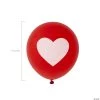 Valentine Heart Print 11" Latex Balloons - 24 Pc. -Party Decorations Sales Shop valentine heart print 11 latex balloons 24 pc 13961318 a01