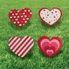 Valentine Heart-Shaped Yard Signs