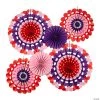 Valentine’s Day Cutout Hanging Fans - 6 Pc. -Party Decorations Sales Shop valentine s day cutout hanging fans 6 pc 14095578