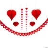 Valentine’s Day Hanging Decorating Kit - 9 Pc.