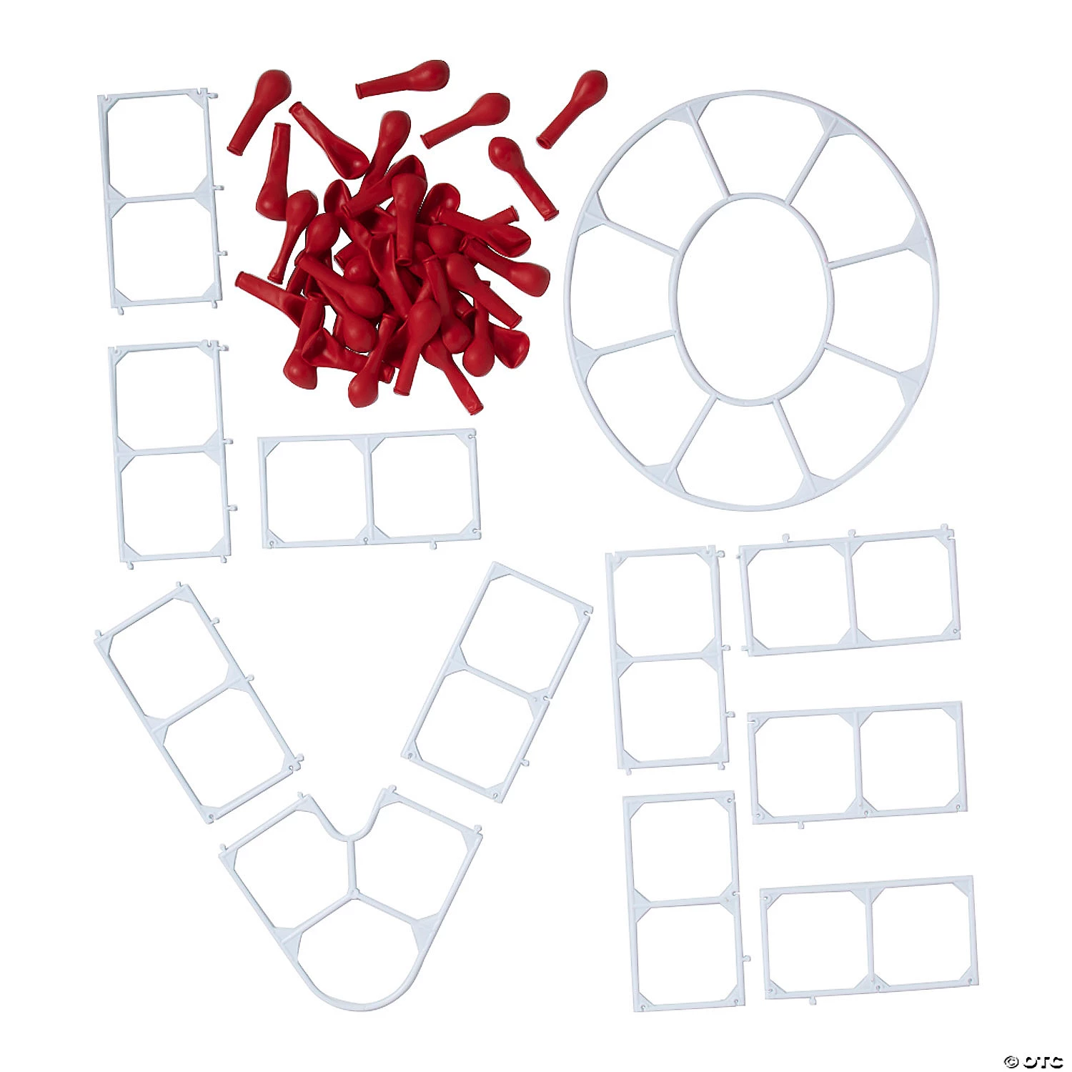 Valentine’s Day Love Balloon Wall Frame Kit - 41 Pc. 4 Valentine’s Day Love Balloon Wall Frame Kit - 41 Pc. - Image 2