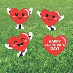 Valentine’s Day Yard Signs - 4 Pc.