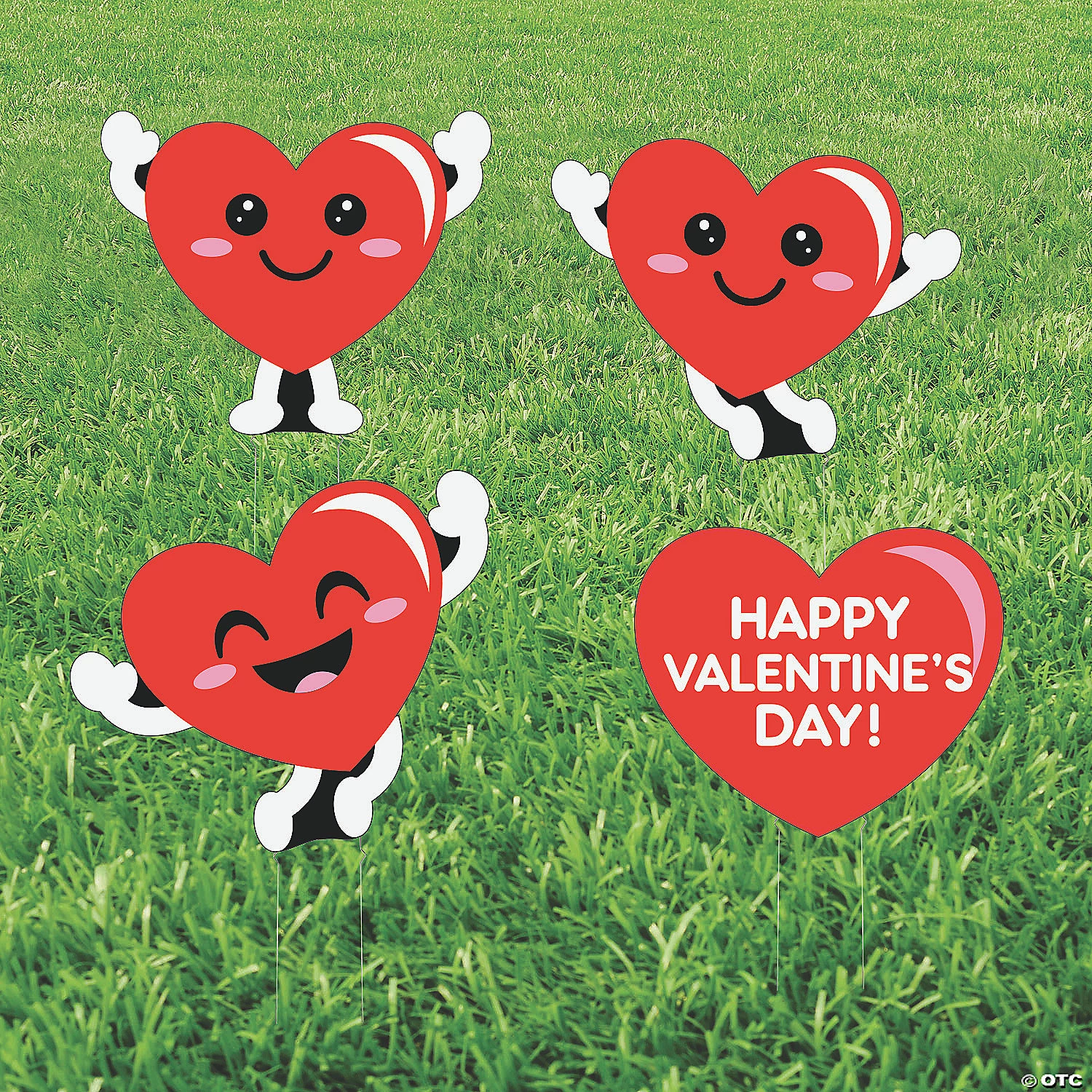 Valentine’s Day Yard Signs - 4 Pc. 3 Valentine’s Day Yard Signs - 4 Pc.