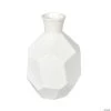 Vickerman 10" White Ceramic Geometric Bottle -Party Decorations Sales Shop vickerman 10 white ceramic geometric bottle13938332