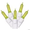 Vickerman 100 Lights LED Lime with White Wire Italian - 4"x34' Long Christmas Light Set -Party Decorations Sales Shop vickerman 100 lights led lime with white wire italian 4x34 long christmas light set13989708