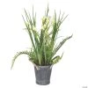 Vickerman 16.5" Daffodil in Galvanized Pot -Party Decorations Sales Shop vickerman 16 5 daffodil in galvanized pot13938415