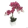 Vickerman 18" Artificial Plum Phalaenopsis In Metal Pot, Real Touch Petals 2 Vickerman 18" Artificial Plum Phalaenopsis In Metal Pot, Real Touch Petals -Party Decorations Sales Shop vickerman 18 artificial plum phalaenopsis in metal pot real touch petals13938451