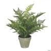Vickerman 19" Green Potted Fern