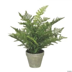 Vickerman 19" Green Potted Fern