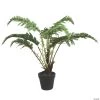 Vickerman 20" Artificial Green Fern in Round Black Pot -Party Decorations Sales Shop vickerman 20 artificial green fern in round black pot13938472