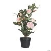 Vickerman 21" Artificial Pink Rose Plant in Pot -Party Decorations Sales Shop vickerman 21 artificial pink rose plant in pot13938899