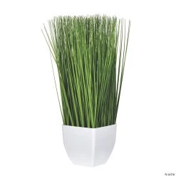 Vickerman 22.5" Green Potted Grass
