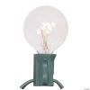 Vickerman 25 Lights Clear G40 Twinkle Set with Green Wire - 12" Spacing Christmas Light Set -Party Decorations Sales Shop vickerman 25 lights clear g40 twinkle set with green wire 12 spacing christmas light set13989840