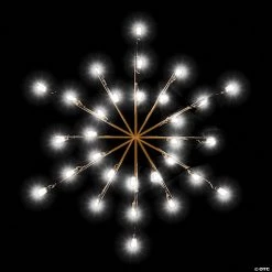 Vickerman 3' Snowburst Commercial Pole Decoration Lighted Decor with LED Lights