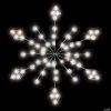 Vickerman 4' Diamond Snowflake Pole Decoration With 48 LED Lights. -Party Decorations Sales Shop vickerman 4 diamond snowflake pole decoration with 48 led lights 14120302