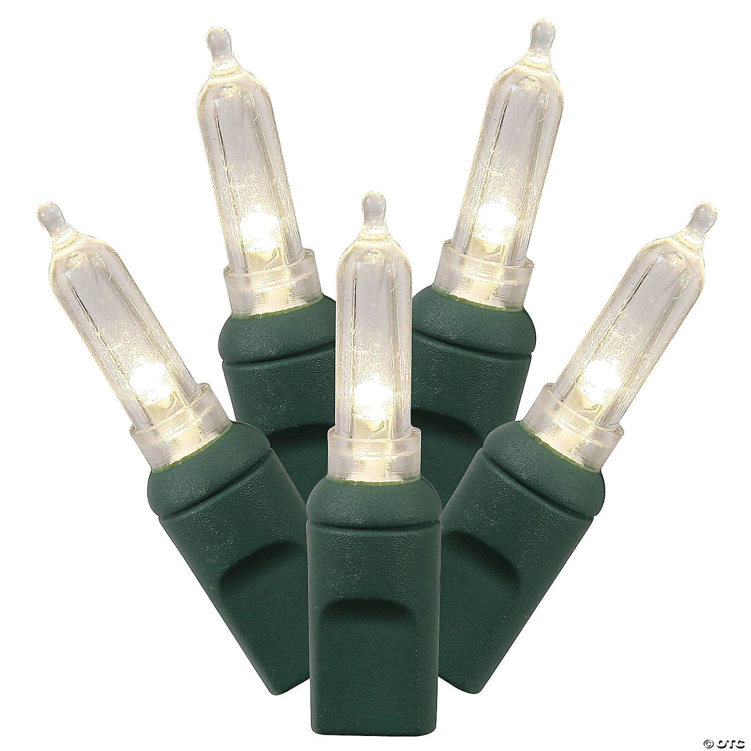 Vickerman 50 Lights LED Warm White with Green Wire Italian - 6"x25' Long Christmas Light Set 3 Vickerman 50 Lights LED Warm White with Green Wire Italian - 6"x25' Long Christmas Light Set
